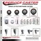 Service Caster 5 Inch Maroon Polyurethane Swivel 34 Inch Threaded Stem Caster Set 2 Total Lock Brakes SCC-TSTTL20S514-PPUB-MRN-34212-2-S-2 - alternate 2